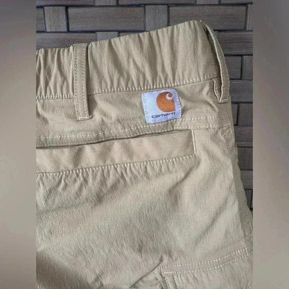 Carhartt Women’s Force Madden Khaki Cargo Short Size 6 - Picture 5 of 7